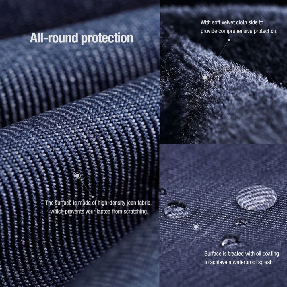 Apple MacBook Nešiojamojo kompiuterio krepšys mėlyna Nillkin MultiFunctional Laptop Sleeve 14