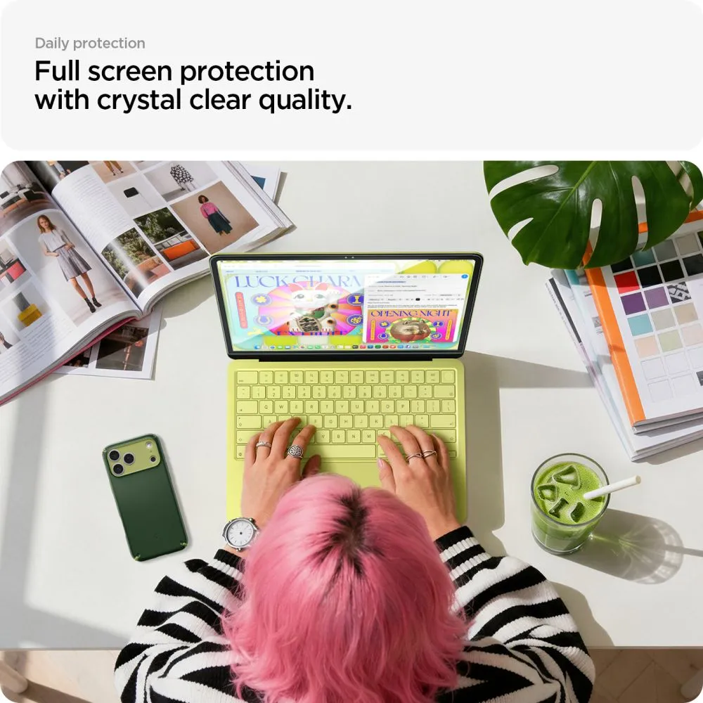 Apple MacBook Laptop screen protector SPIGEN GLAS.TR SLIM FC MACBOOK NEO 13 2026