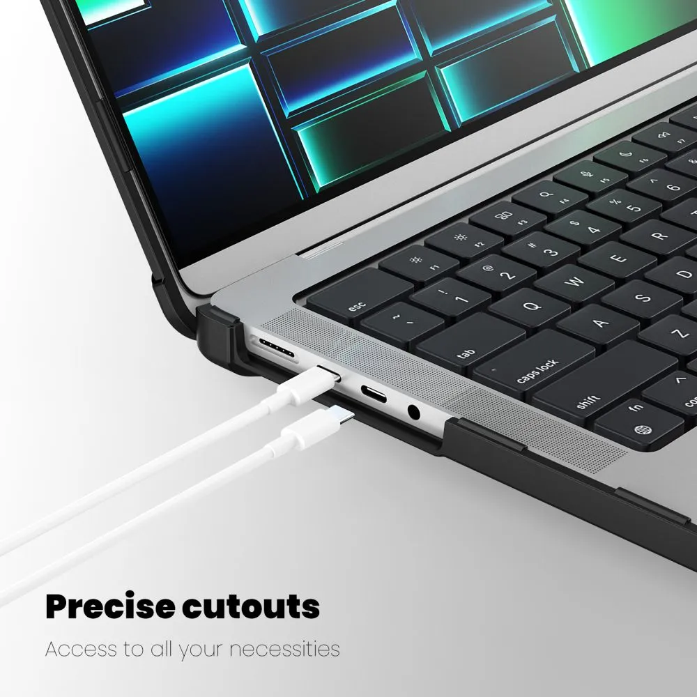 Apple MacBook suojakuori, suojakotelo  TECH-PROTECT SMARTSHELL PRO Pro 14 M1 / M2 M3 M4 M5 (2021-2025)