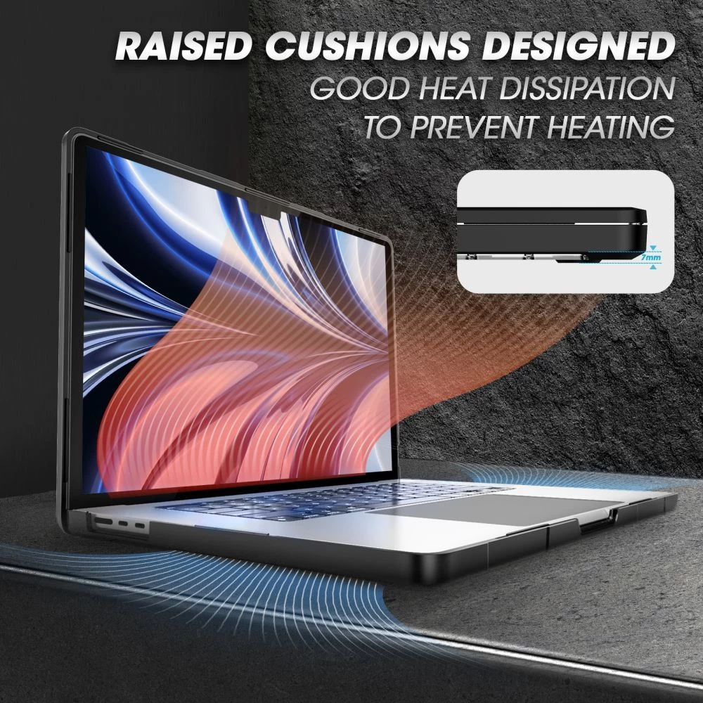 Apple MacBook чехол для телефона черный SUPCASE UNICORN BEETLE Macbook 15 2023