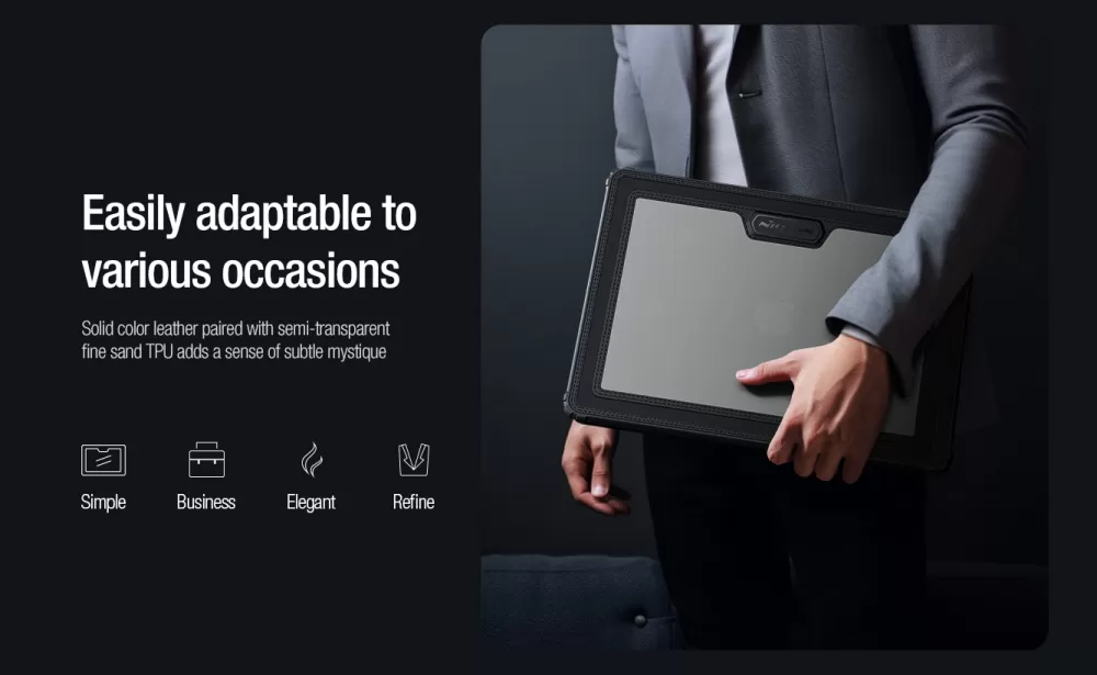 Apple MacBook чехол для телефона черный NILLKIN BUMPER FROSTED LAPTOP SLEEVE 16