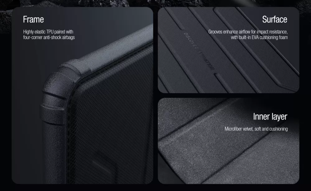 Apple MacBook чехол для телефона черный NILLKIN BUMPER FROSTED LAPTOP SLEEVE 16