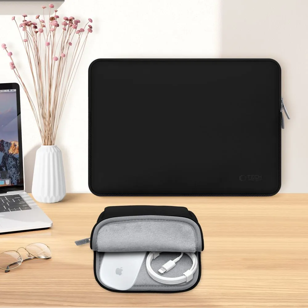 Apple MacBook Kannettavan tietokoneen suojakotelo musta TECH-PROTECT NEOSLIM LAPTOP 13-14