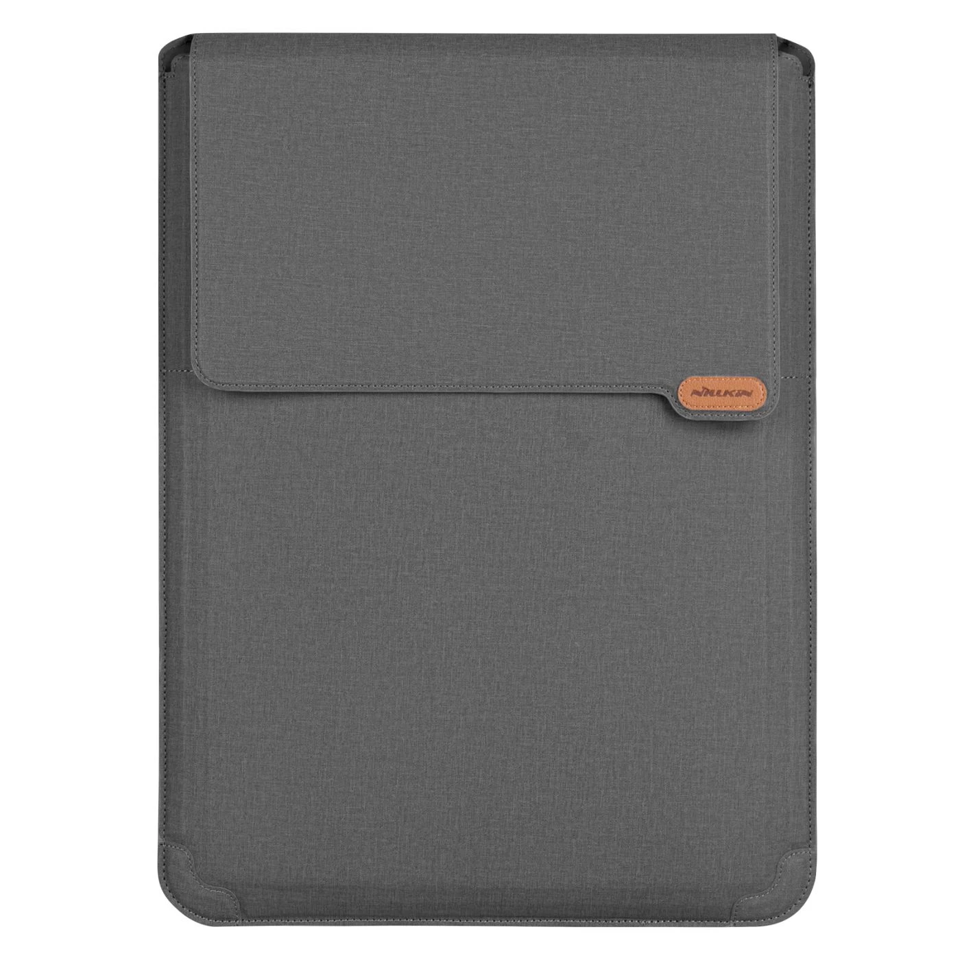 Apple MacBook Laptop sleeve gray Nillkin Versatile Plus Sleeve Macbook 15.6-16.1 (Vegan Leather)