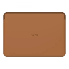 Apple MacBook Datora maciņš DOTFES L03 Premium PU Leather Laptop Sleeve  15