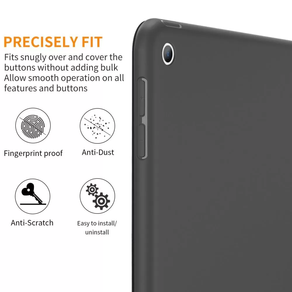 Apple iPad 9.7 (2017/2018) tablet skal, fodral svart TECH-PROTECT SMARTCASE 2017/2018