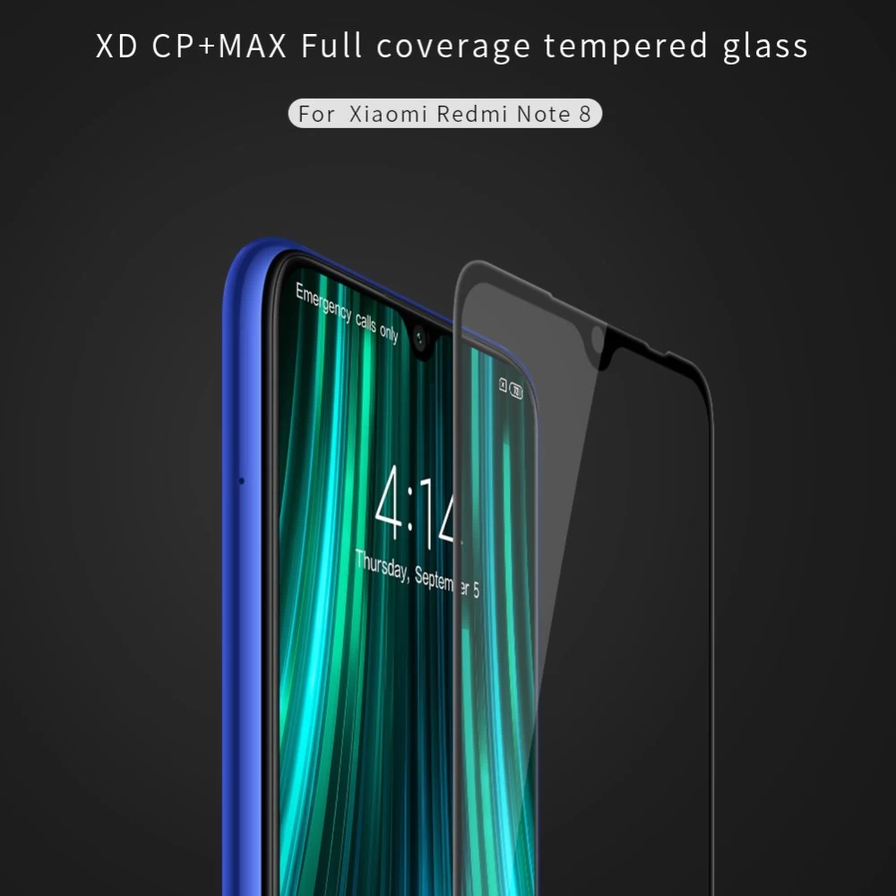 Xiaomi RedMi Note 8 aizsargstikls  Nillkin XD CP+MAX Tempered Glass