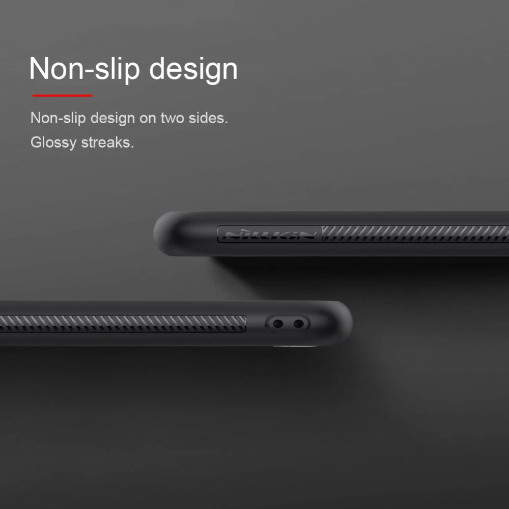 Xiaomi RedMi Note 8 dėklas Juoda Nillkin Textured 