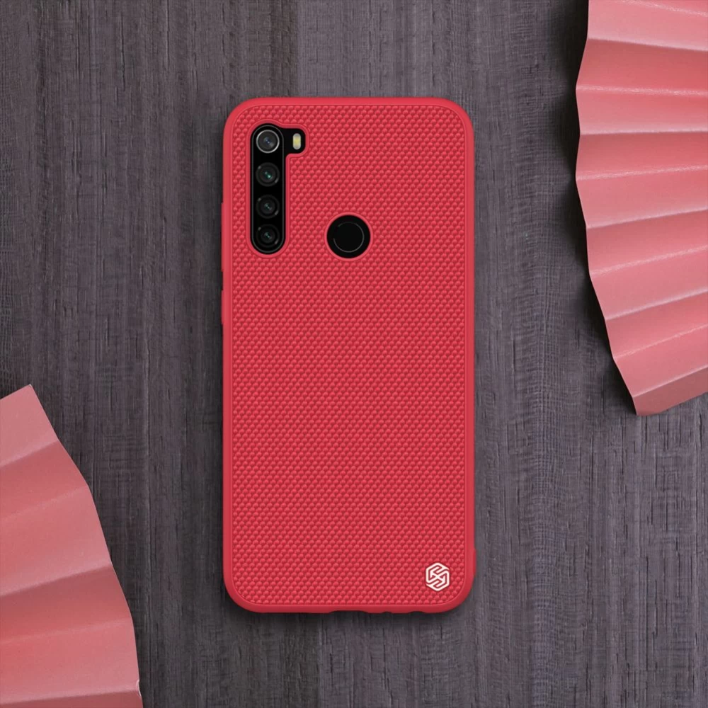 Xiaomi RedMi Note 8 dėklas Juoda Nillkin Textured 
