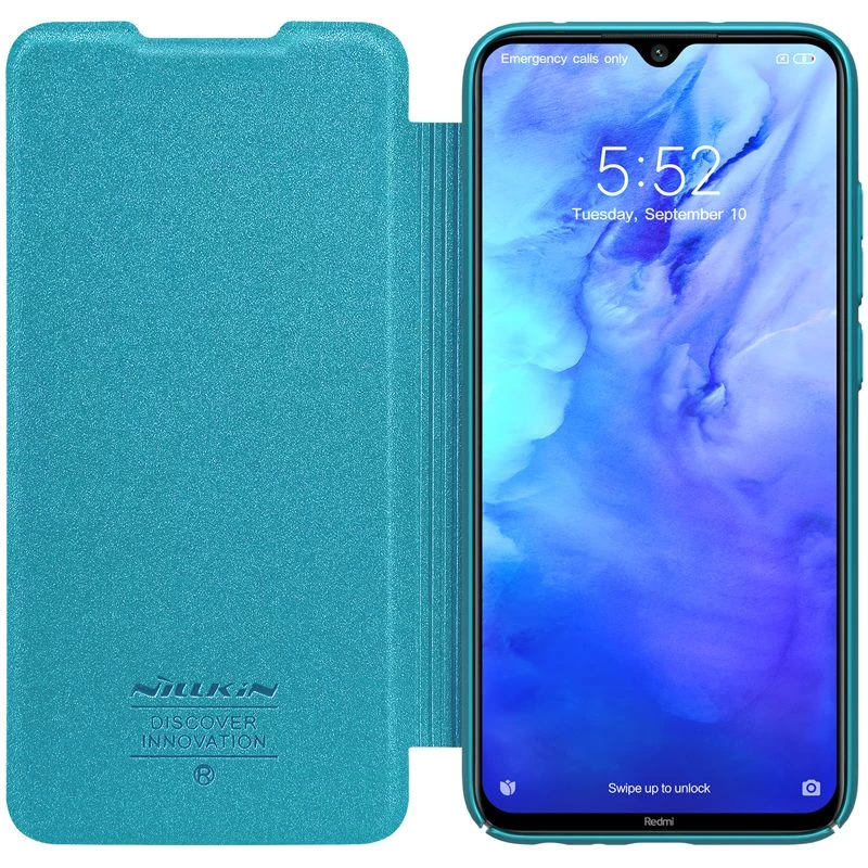 Xiaomi RedMi Note 8 case blue Nillkin Sparkle Leather