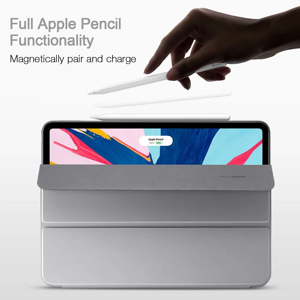 Apple iPad Pro 11 (2018) Planšetės dėklas sidabrinis ESR Yippee Color Magnetic 