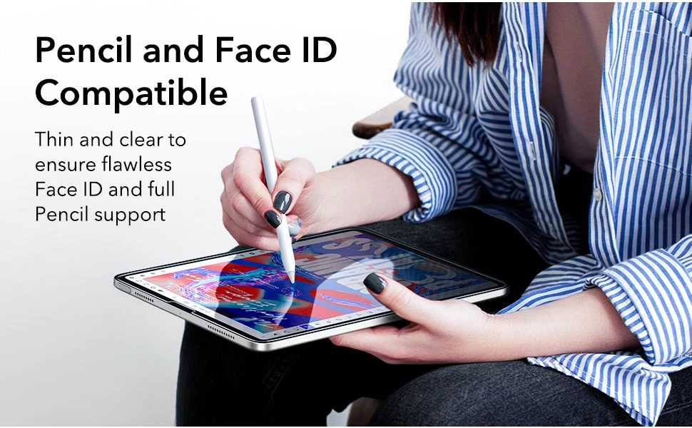 Apple iPad Pro 12.9 (2018) tahvelarvuti ekraani kaitseklaas  ESR TEMPERED GLASS (2-pack)