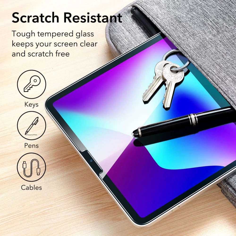 Apple iPad Pro 12.9 (2018) tahvelarvuti ekraani kaitseklaas  ESR TEMPERED GLASS (2-pack)
