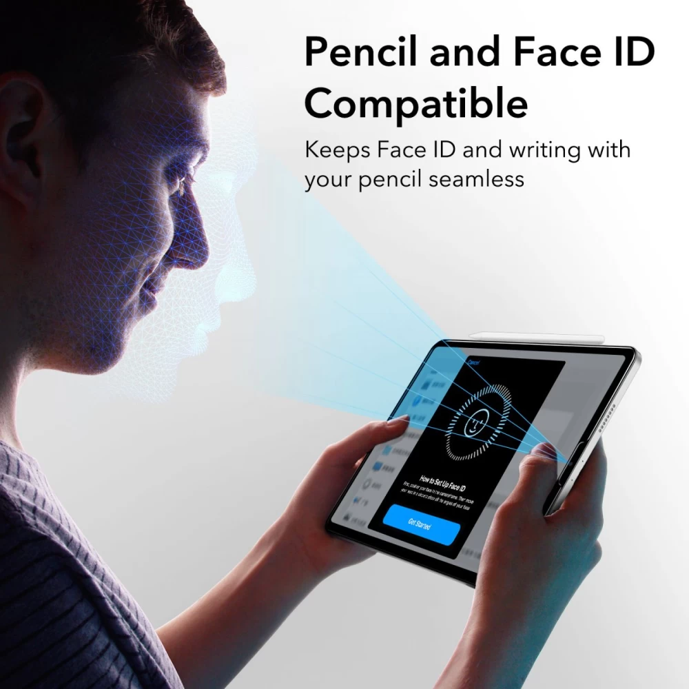Apple iPad Pro 12.9 (2018) tahvelarvuti ekraani kaitseklaas  ESR TEMPERED GLASS (2-pack)