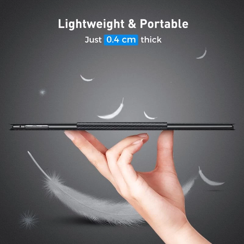 Apple iPad Air 10.5 (2019) tablet skal, fodral svart ESR Bluetooth Keyboard