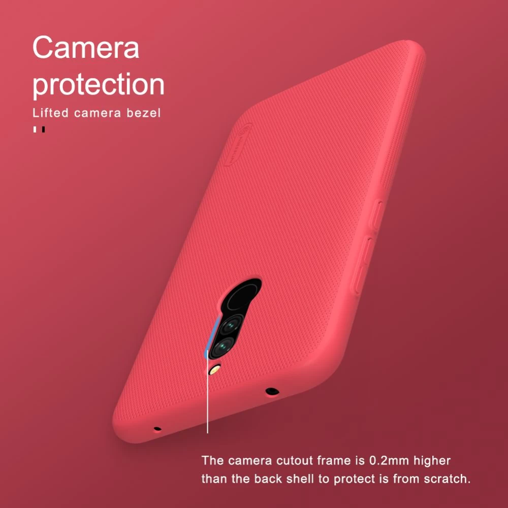 Xiaomi RedMi 8 case blue Nillkin Super Frosted Shield 