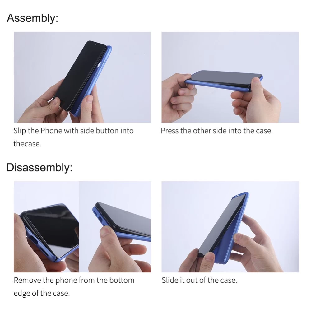 Xiaomi RedMi 8 case blue Nillkin Super Frosted Shield 