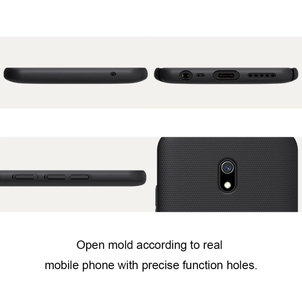 Xiaomi RedMi 8A suojakuori musta Nillkin Super Frosted Shield  Redmi