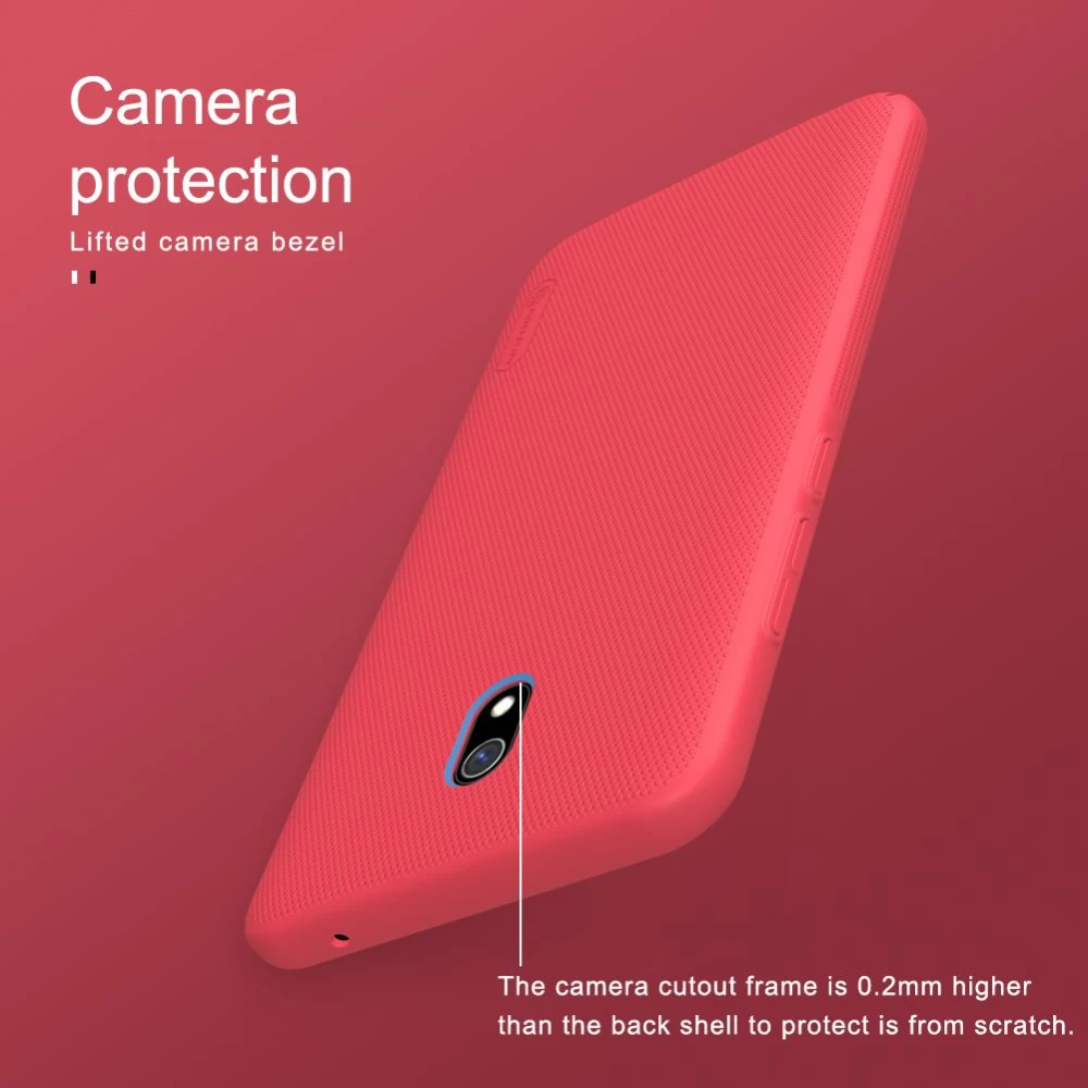Xiaomi RedMi 8A suojakuori musta Nillkin Super Frosted Shield  Redmi