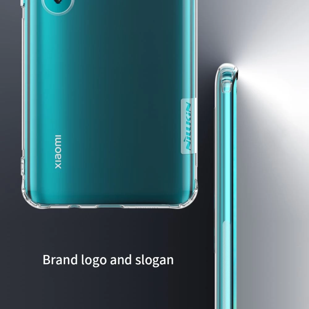 Xiaomi Mi Note 10 ümbris läbipaistev hall Nillkin TPU 