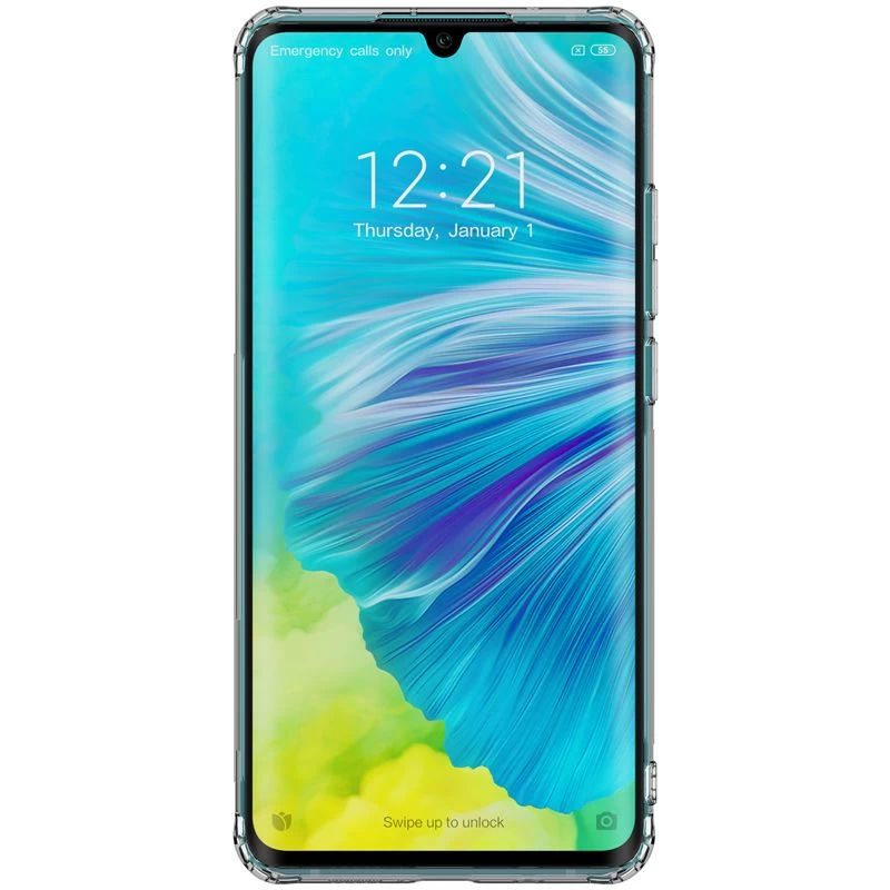 Xiaomi Mi Note 10 vāciņš caurspīdīgs pelēks Nillkin TPU