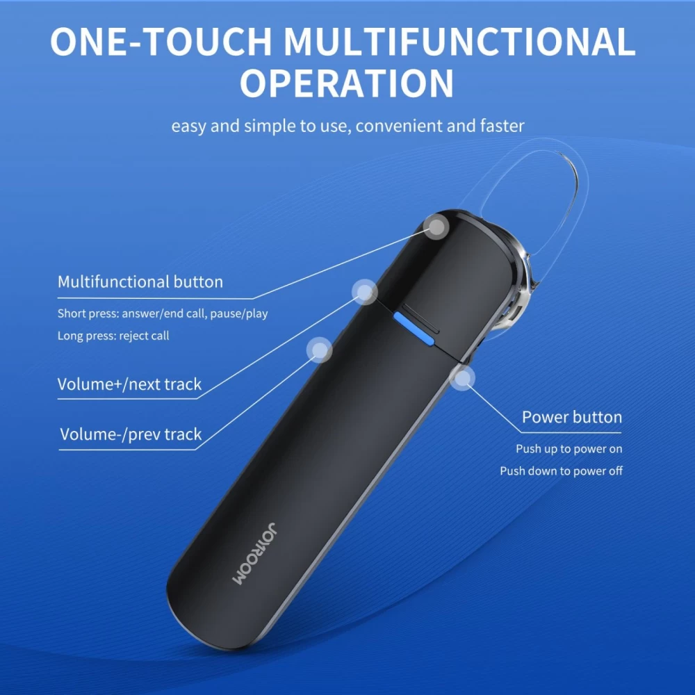 Tillbehör Bluetooth hörlurar JOYROOM Earphone  svart
