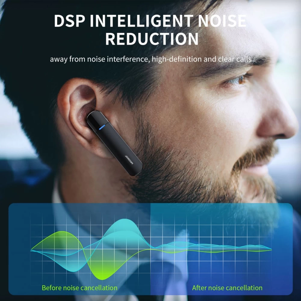 Tillbehör Bluetooth hörlurar JOYROOM Earphone  svart