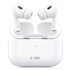Tillbehör Bluetooth hörlurar TECH-PROTECT ULTRABOOST TWS EARPHONE PRO  vit