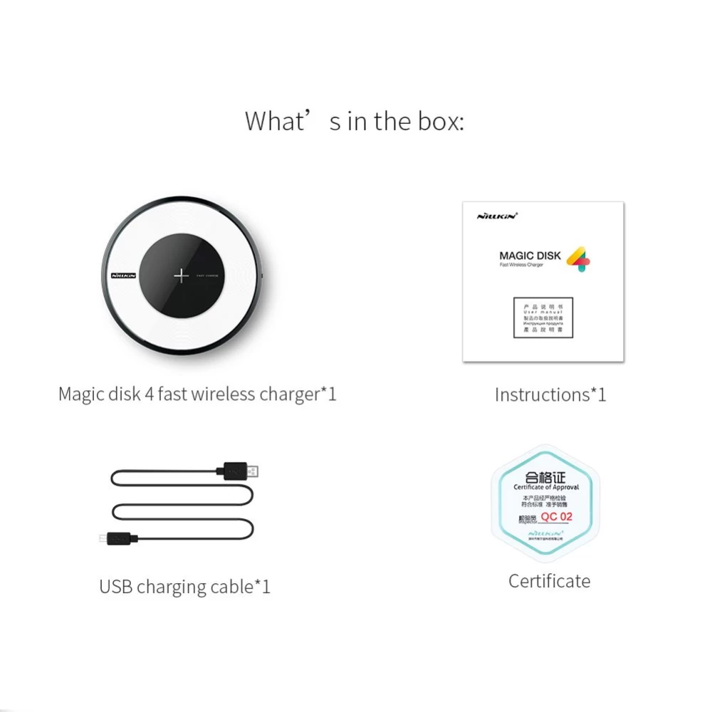 Wireless chargers  Nillkin Magic Disk 4 Charger