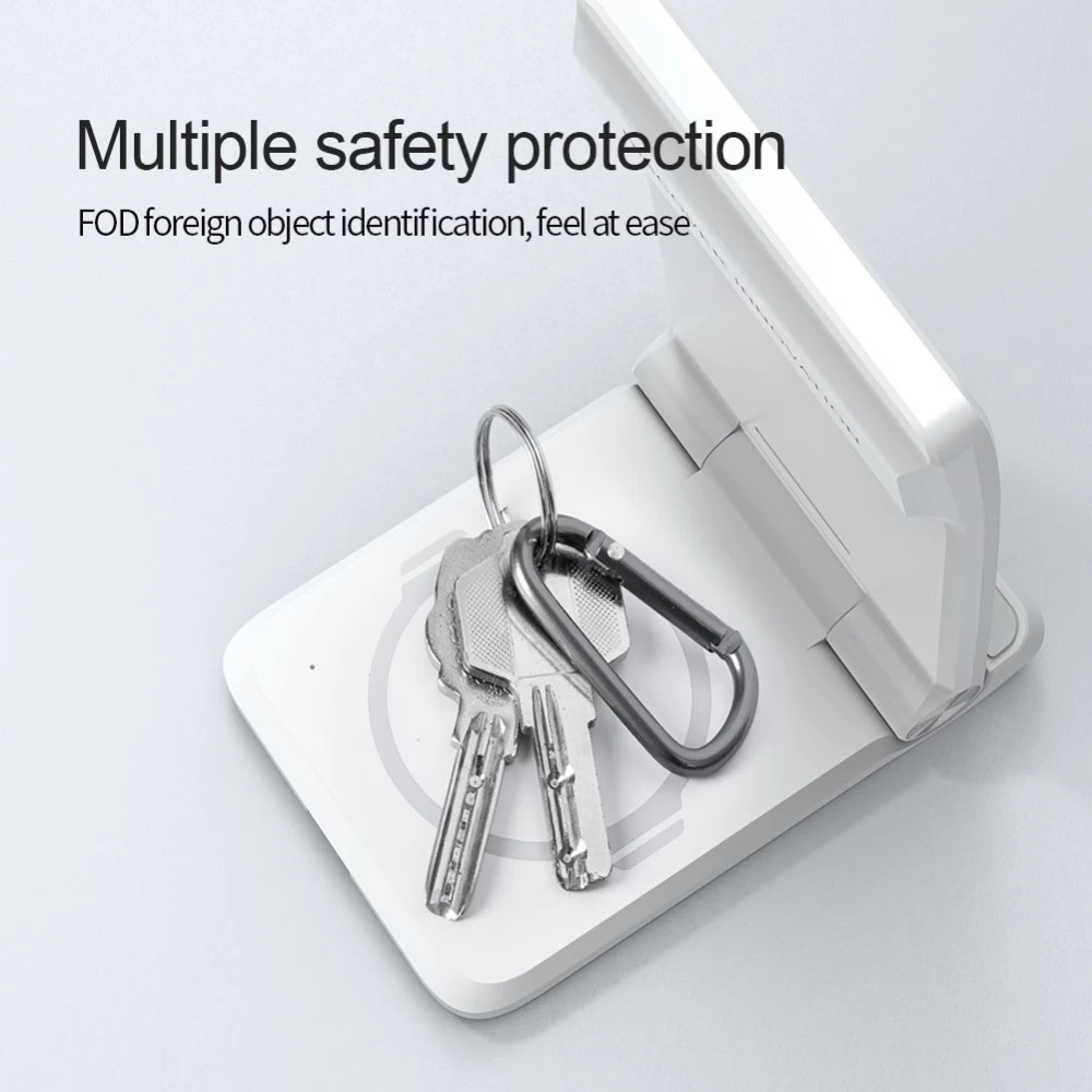 Wireless chargers  Nillkin Power Trio 3in1 Charger Magsafe (Samsung Watch) Magnetic Version white