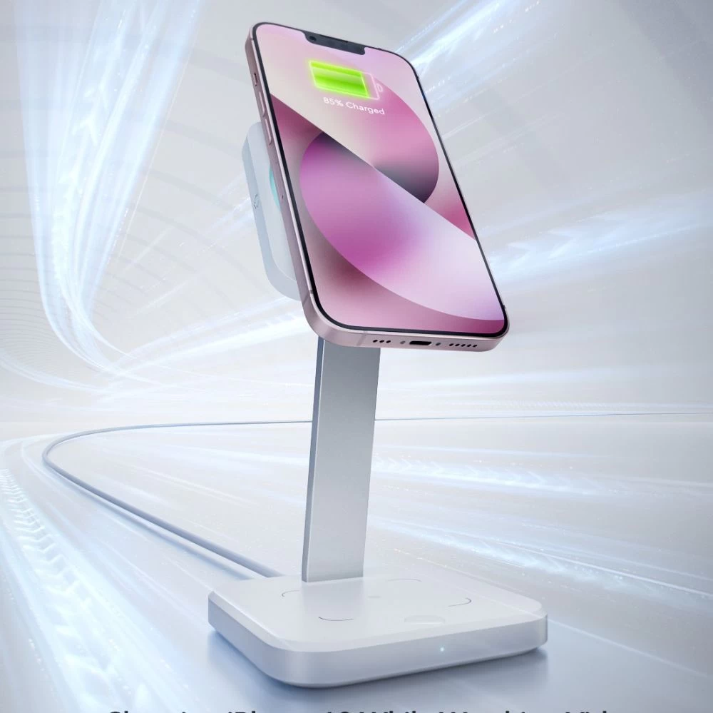 Wireless chargers  ESR HALOLOCK 2IN1 CRYOBOOST MAGNETIC MAGSAFE WIRELESS CHARGER white