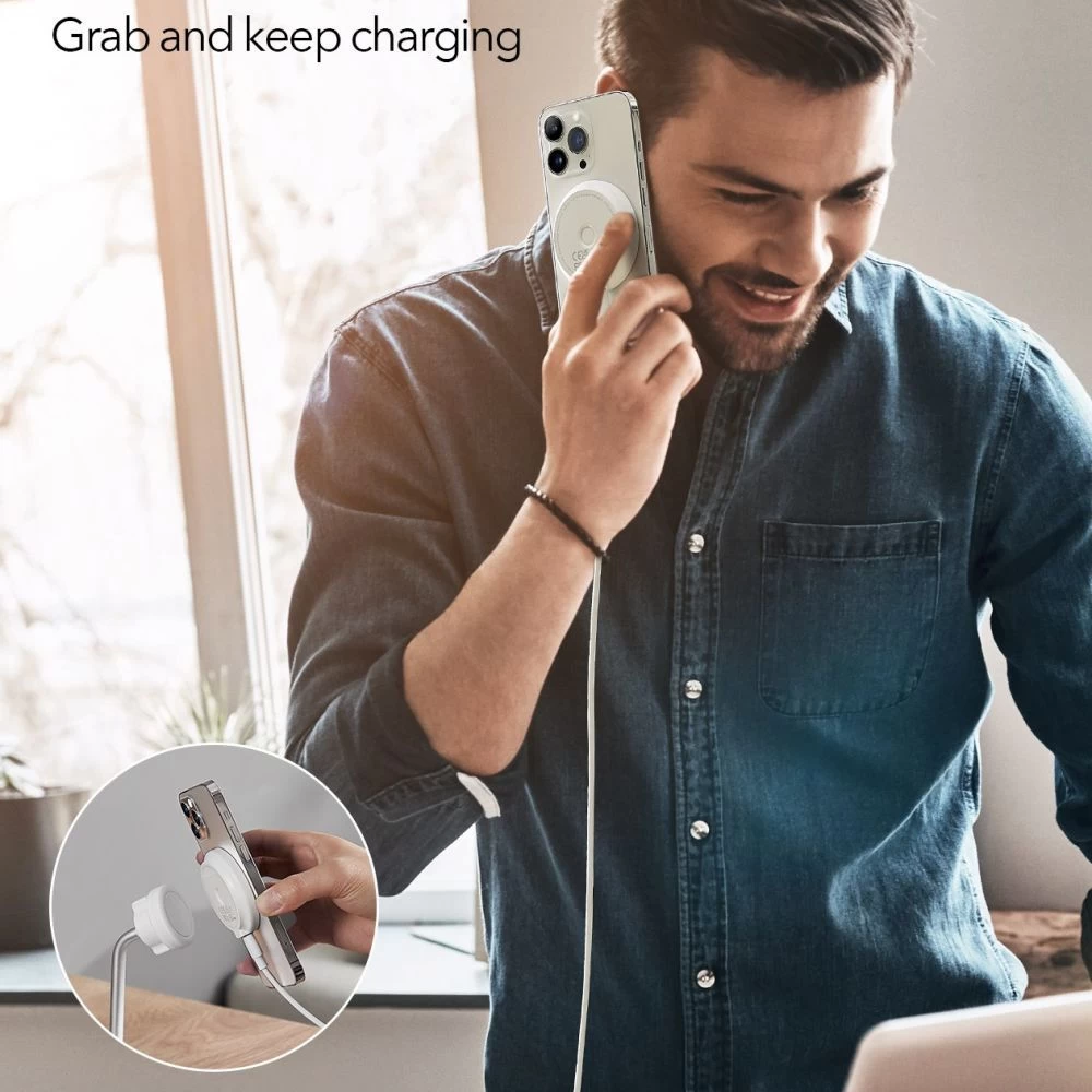 Wireless chargers  ESR HALOLOCK SHIFT MAGNETIC MAGSAFE WIRELESS CHARGER white
