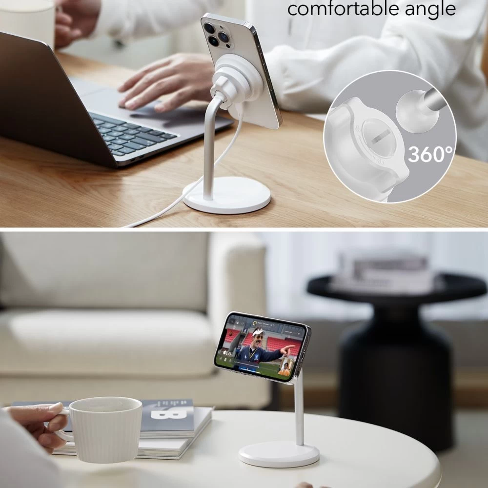 Wireless chargers  ESR HALOLOCK SHIFT MAGNETIC MAGSAFE WIRELESS CHARGER white