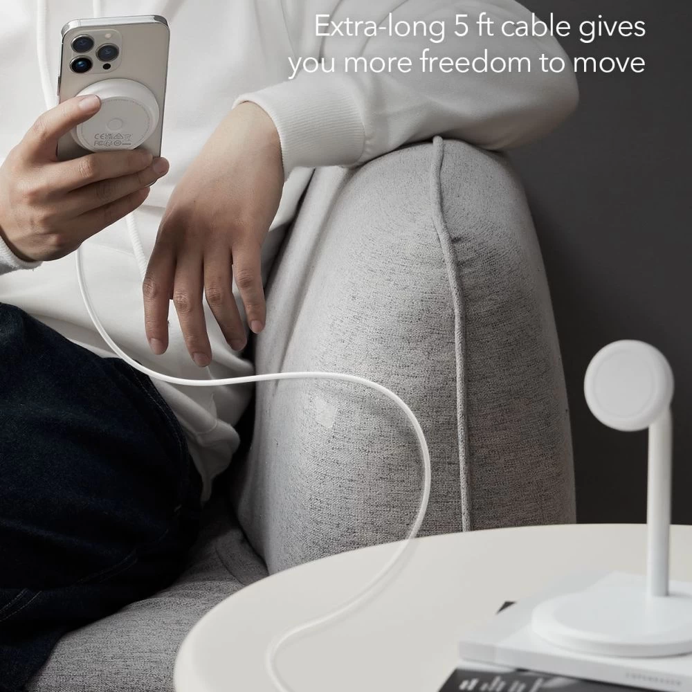 Wireless chargers  ESR HALOLOCK SHIFT MAGNETIC MAGSAFE WIRELESS CHARGER white