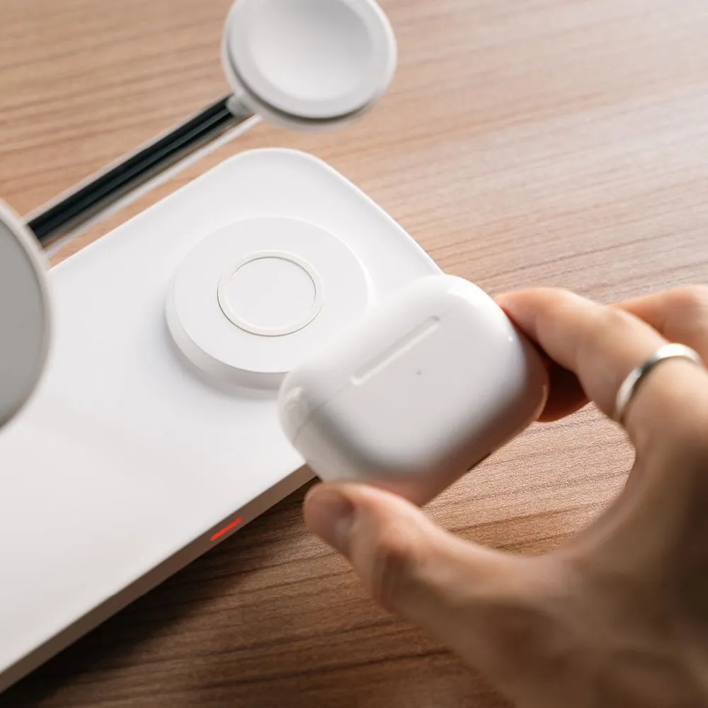 Wireless chargers  RINGKE 3IN1 QI2 MAGNETIC MAGSAFE WIRELESS CHARGER white