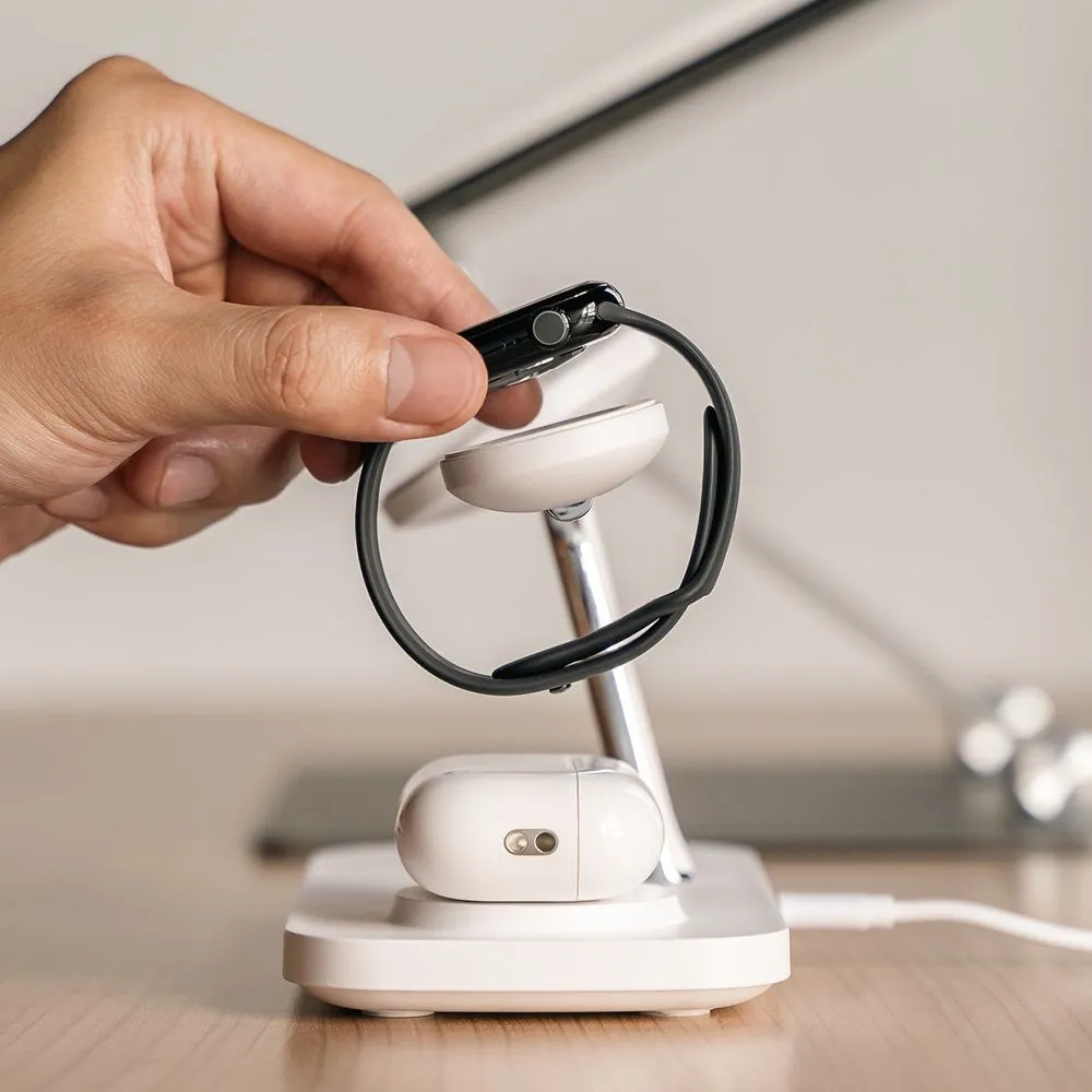 Wireless chargers  RINGKE 3IN1 QI2 MAGNETIC MAGSAFE WIRELESS CHARGER white