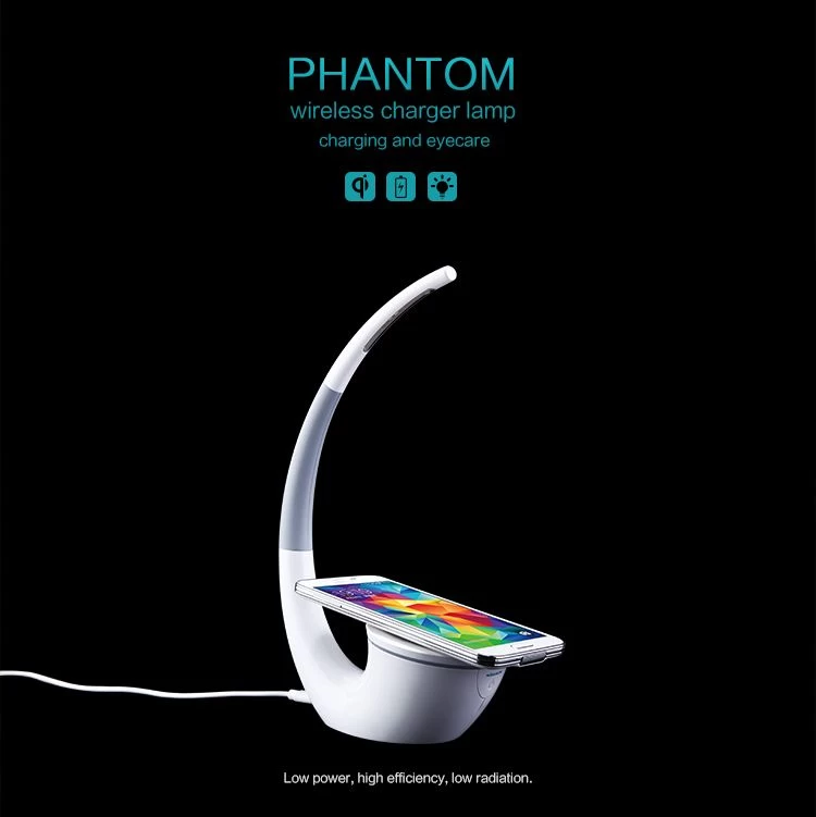 Langattomat laturit  Nillkin Phantom Wireless Charger / LED lamp valkoinen