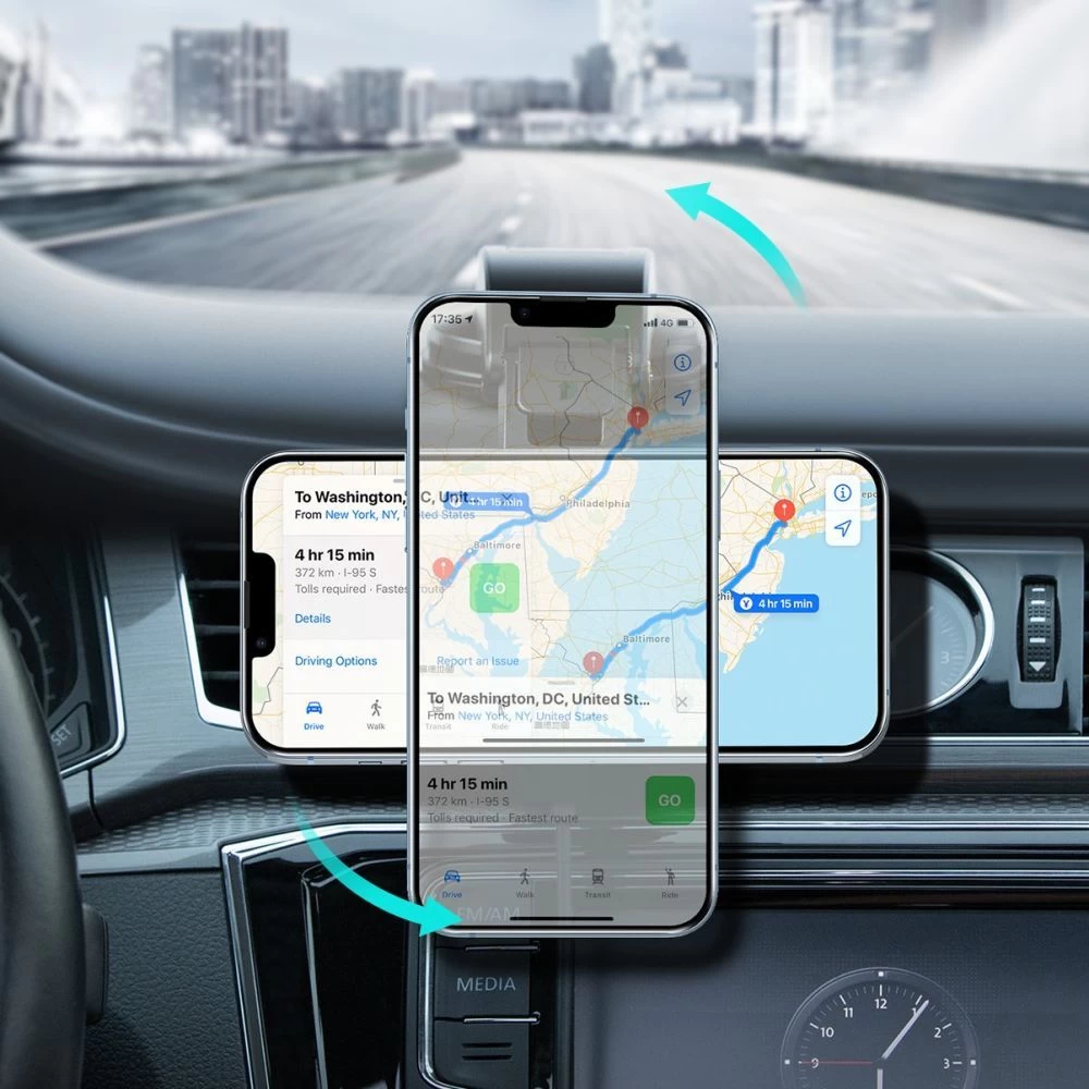 Wireless chargers  ESR HALOLOCK MAGNETIC MAGSAFE DASHBOARD WIRELESS CHARGER black