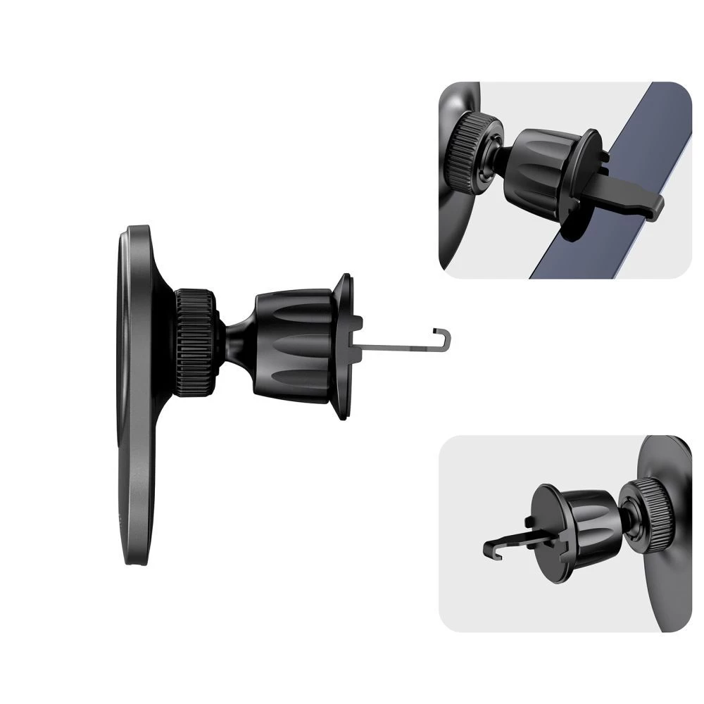 Wireless chargers  TECH-PROTECT MM15W-V1 MAGNETIC MAGSAFE VENT CAR MOUNT WIRELESS CHARGER 15W black