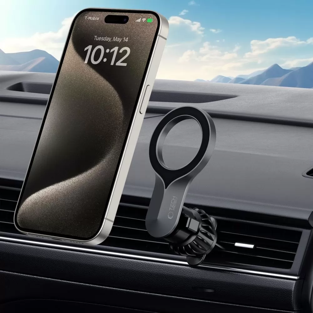 Langattomat laturit  TECH-PROTECT N55 MAGNETIC MAGSAFE VENT CAR MOUNT musta
