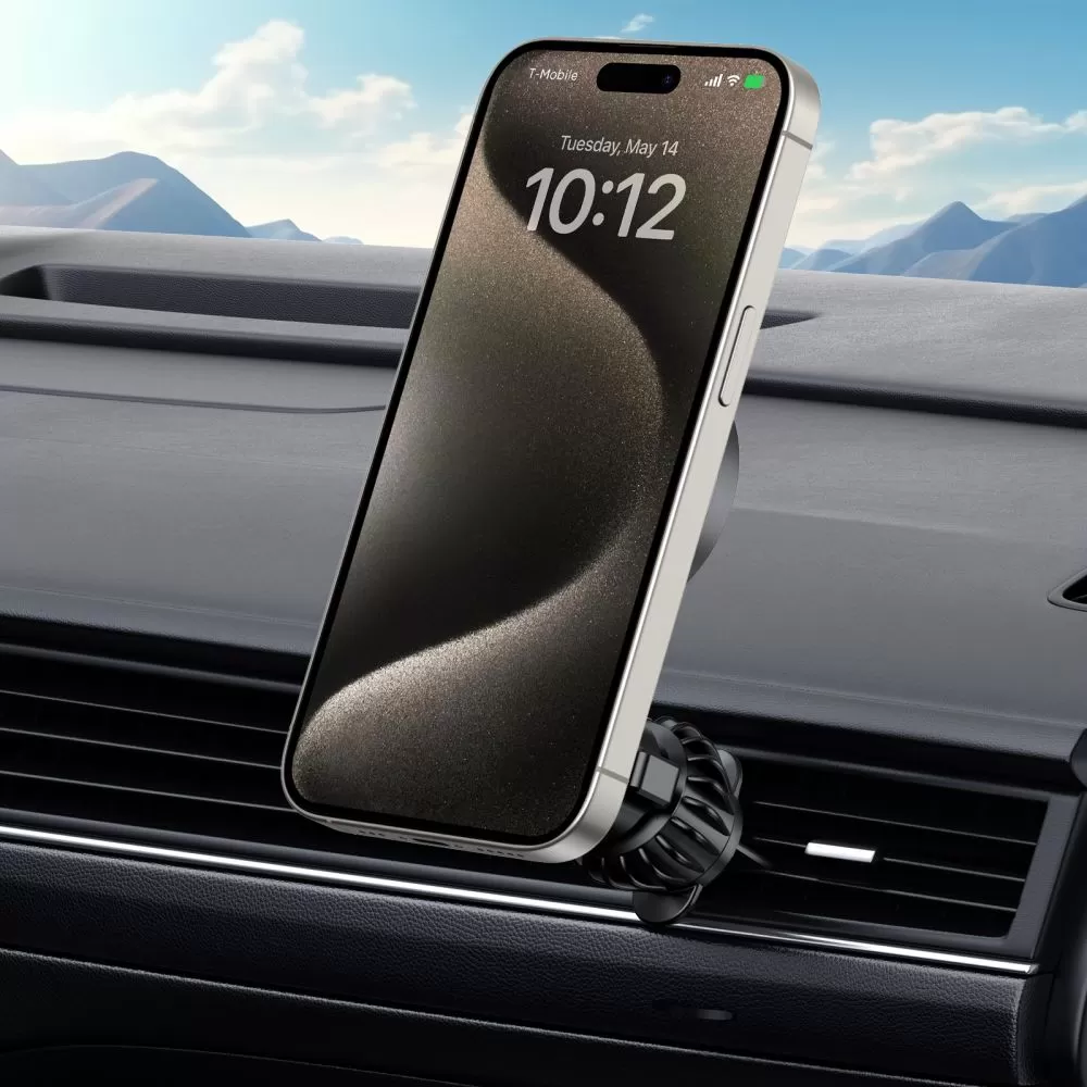 Langattomat laturit  TECH-PROTECT N55 MAGNETIC MAGSAFE VENT CAR MOUNT musta