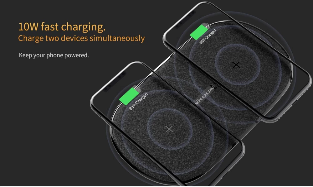 Wireless chargers  Gemini Dual Fast Charger black