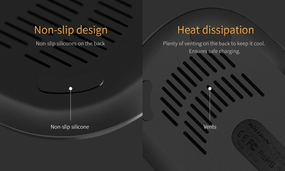 Wireless chargers  Gemini Dual Fast Charger black