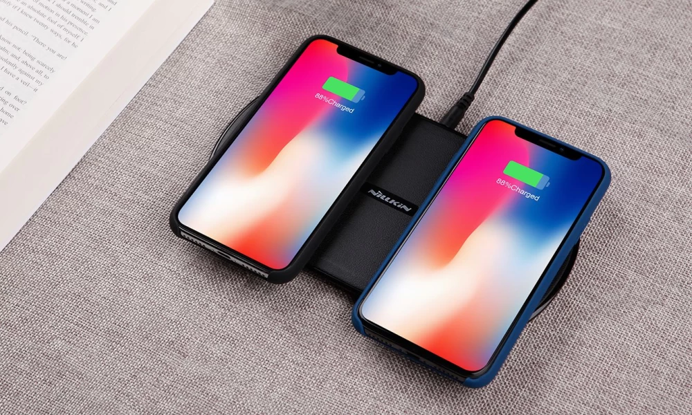 Wireless chargers  Gemini Dual Fast Charger black