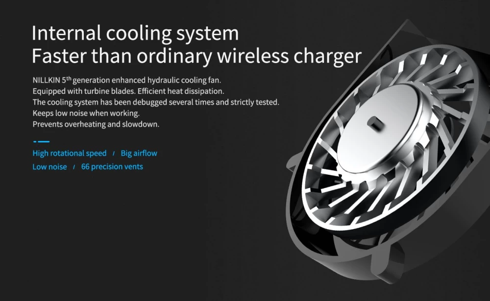 Wireless chargers  Nillkin PowerFlash Charger Tempered Glass black