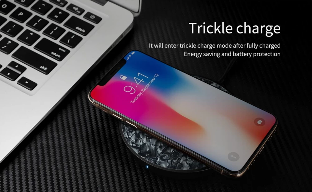 Wireless chargers  Nillkin PowerFlash Charger Tempered Glass black