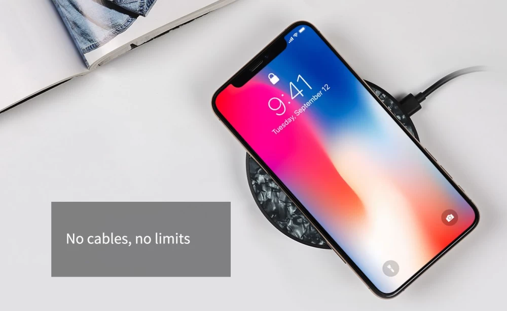 Wireless chargers  Nillkin PowerFlash Charger Tempered Glass black