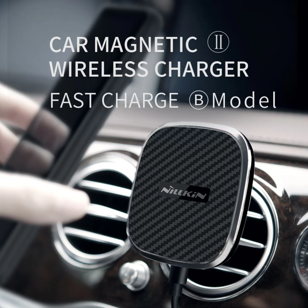 Wireless chargers  Nillkin Car Magnetic Charger II-Model B Fast Charge Edition black