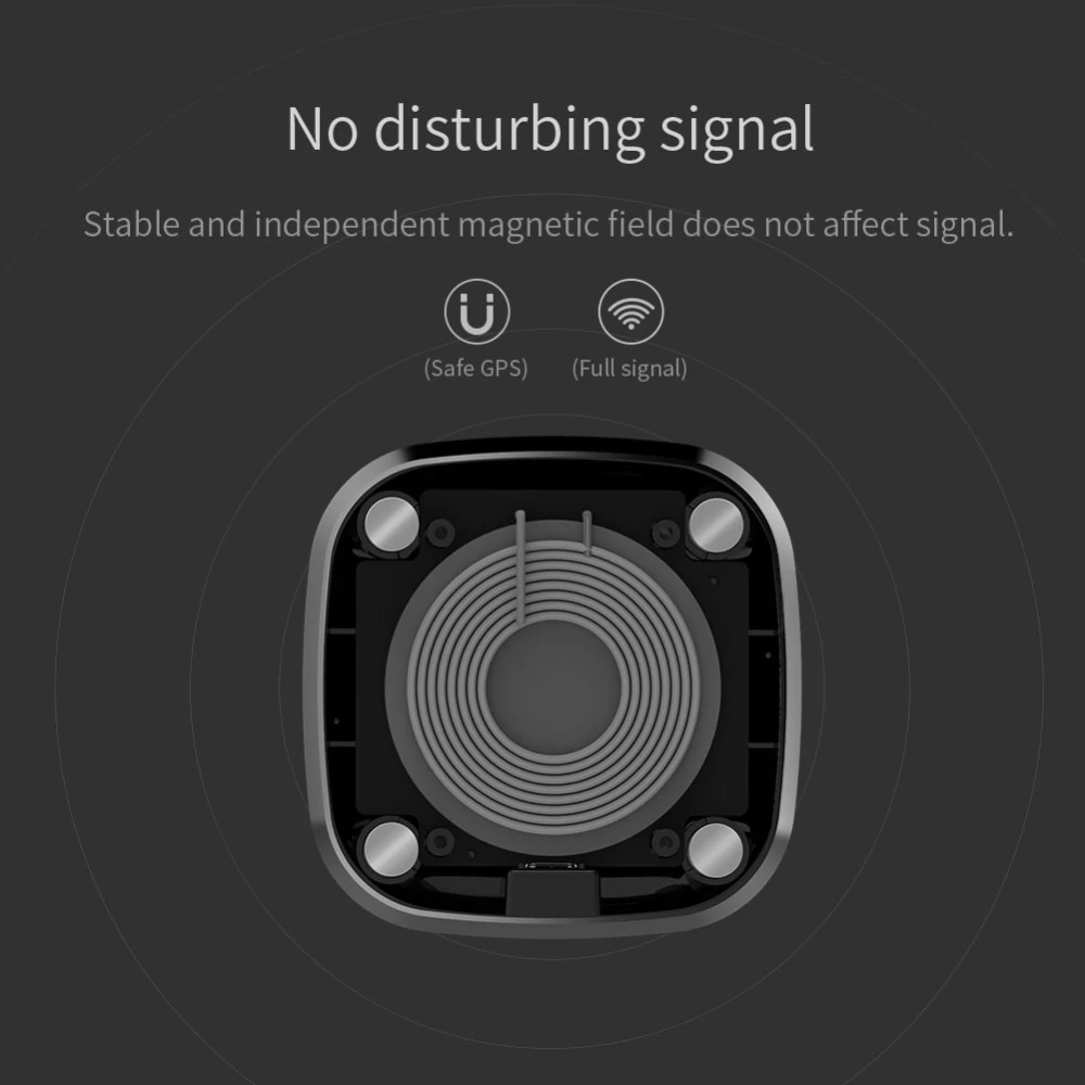 Wireless chargers  Nillkin Car Magnetic Charger II-Model B Fast Charge Edition black