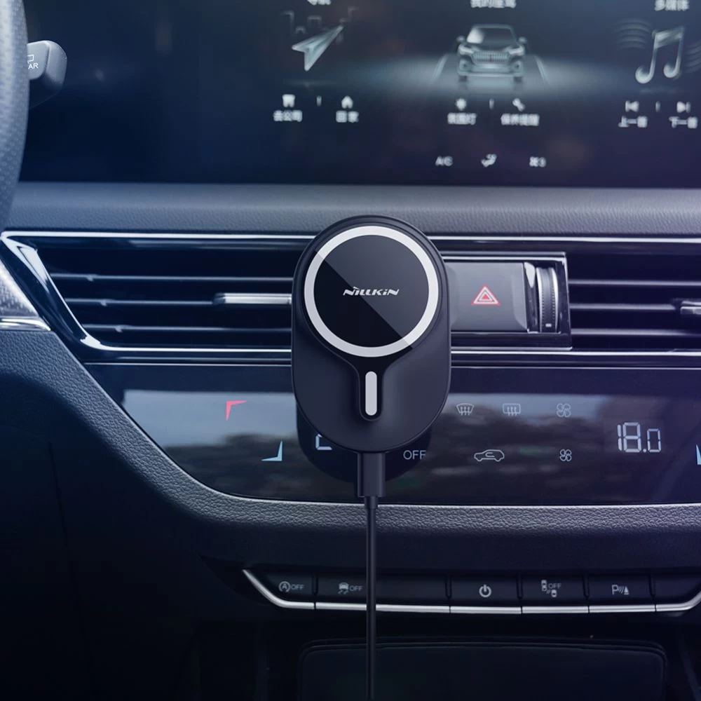 Wireless chargers  Road Magnetic Car Mount with Charging iPhone 12 / 13 14 15 /16 Series black